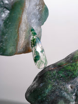 Full set Natural Moss Agate Nails (10pc)