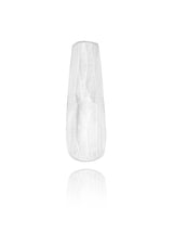 natural clear quartz nail