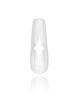 natural clear quartz nail
