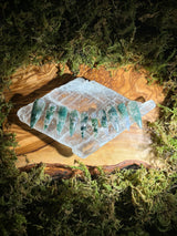 Full set Natural Moss Agate Nails (10pc)